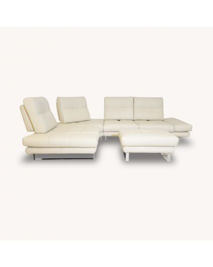 5918 Corner Sofa with Adjustable Backrest &amp; Armrest