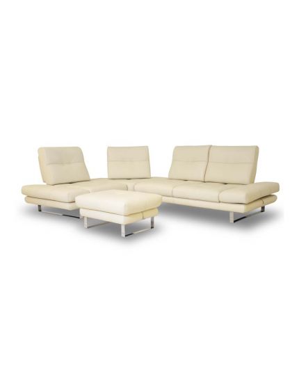 5918 Corner Sofa with Adjustable Backrest & Armrest