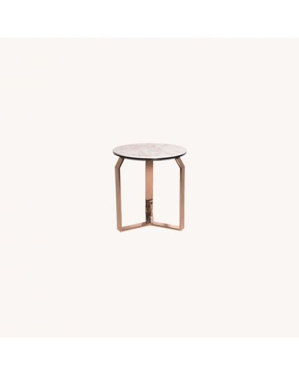 Sintered Stone Side Table [COR-E19161A-3ET]