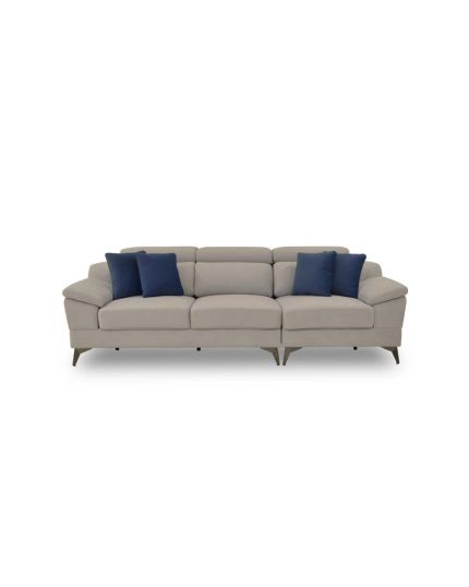 FSVC066 [3 Seater + Stool] Fabric Sofa