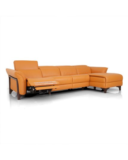 5849 L-Shape Sofa with Electric Recliner